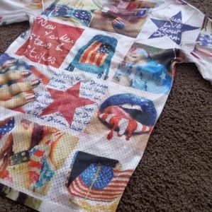 New York Jersy silky shirt